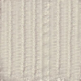 Ribbed upholstery fabric, pale beige, vertical corded texture; matte finish linen blend with “egoitaliano > fabric (d) > marlys” label.